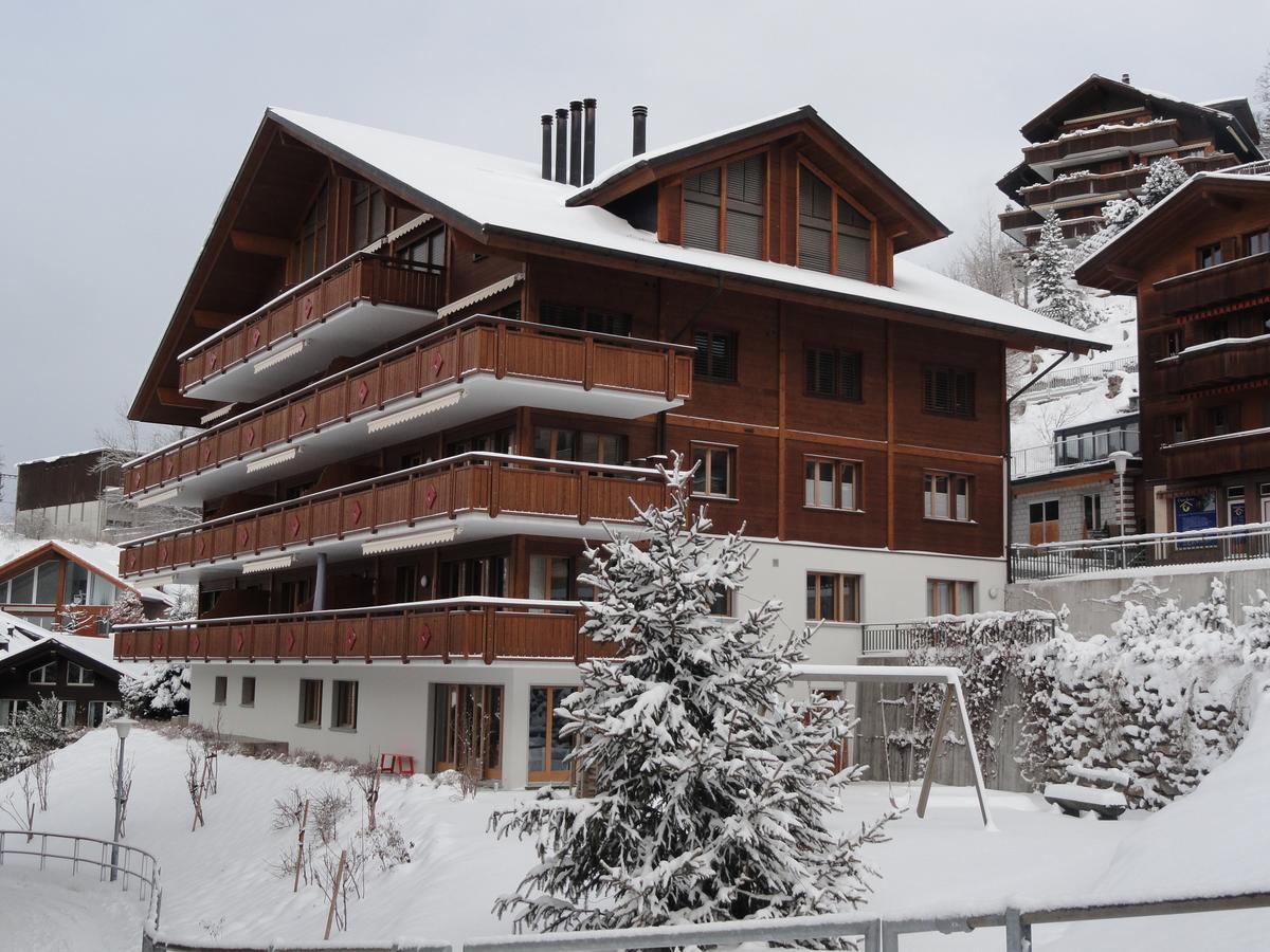 Chalet Bella Vista 1 Wengen Eksteriør billede